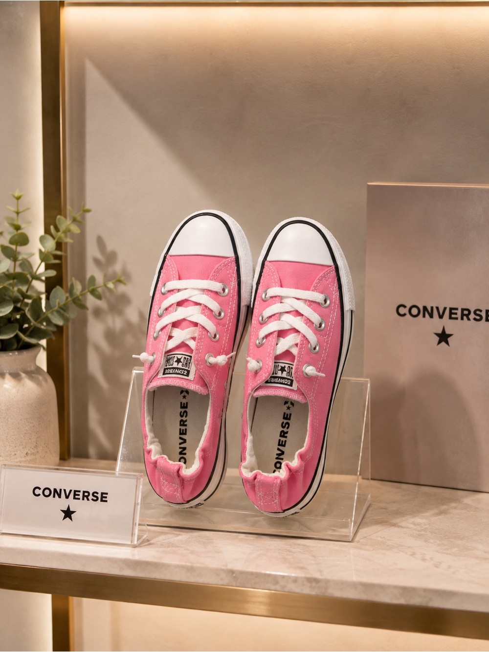 Converse Pink shoreline Low Top Canvas Sneakers - NWOT